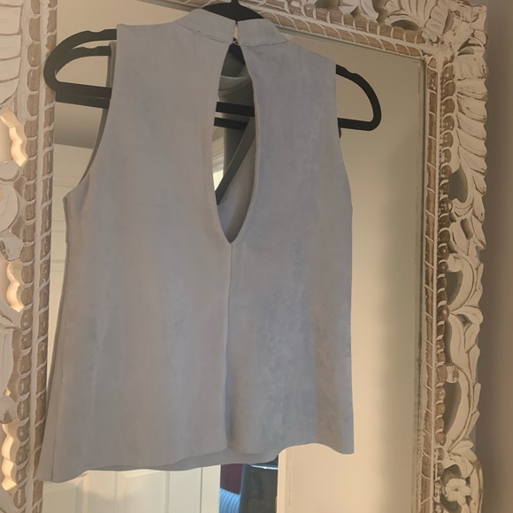 Design Lab Suede Top - Picture 2 of 2